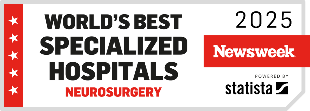 newsweek world's best specialized hospitals for neurosurgery 2025 badge