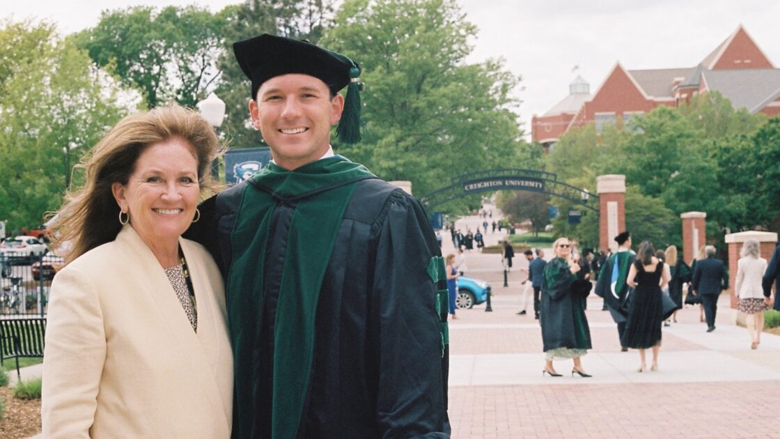 liam townley in graduation gown